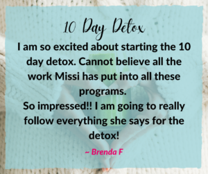 _10 Day Detox Testimonial - Brenda F