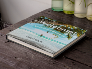 Tropical Themed Guest Book